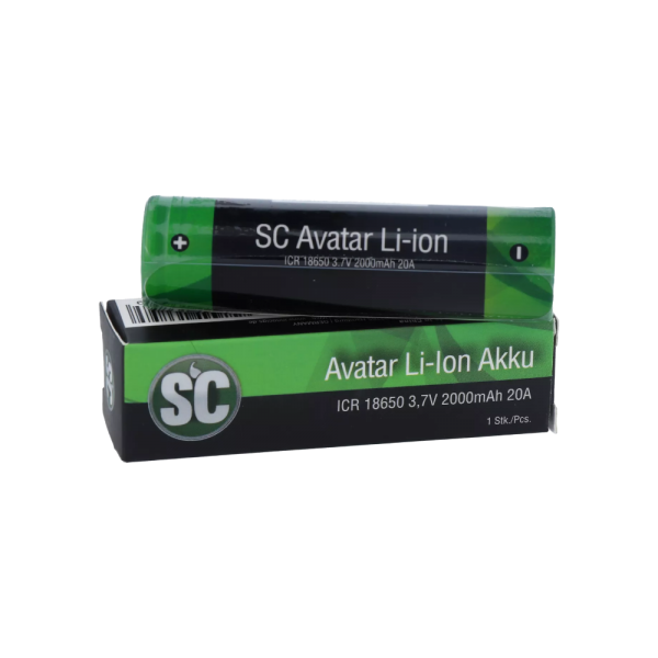SC 18650er Akku 2000 mAh - 3,7 V