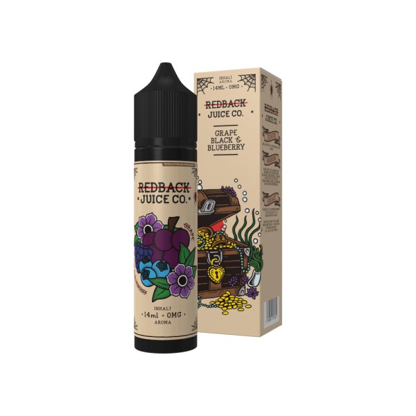 Redback Juice Co. - Aroma Grape Black & Blueberry 14 ml